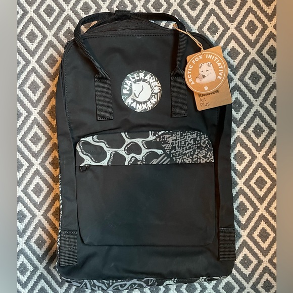 Fjallraven Handbags - Fjallraven Kanken Art Plus Dark Woods Backpack
